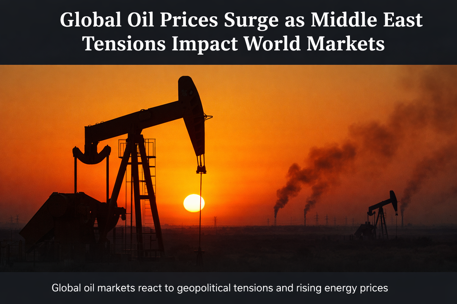 Global Oil Prices Surge as Middle East Tensions Impact World Markets
